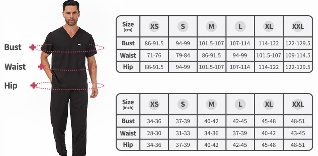Medical scrub fit set - vitals